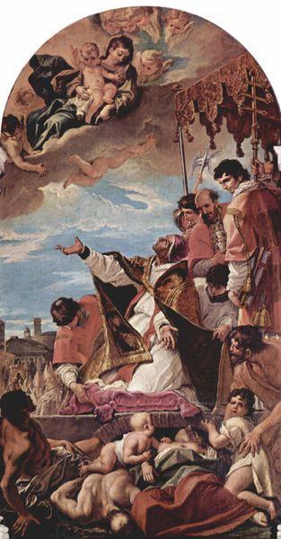 Sebastiano Ricci Furbitte Papst Gregor des Groben  bei Maria China oil painting art